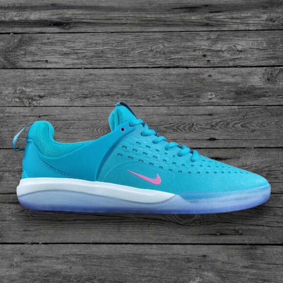 Nike SB Zoom Nyjah 3 Shoes - Dusty Cactus/White/Pinksicle (BRAND NEW) - Picture 2 of 4